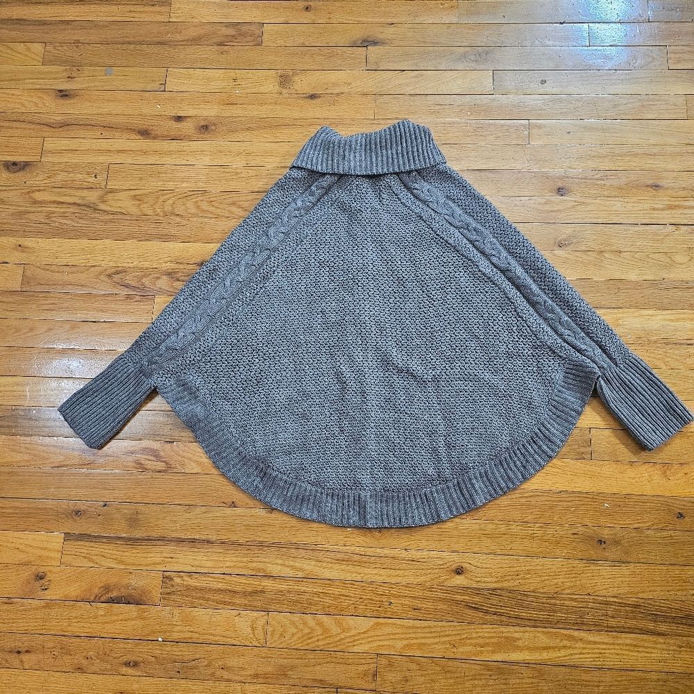 Ugg Maribeth Wool Blend Knit Button Down Cape Pon… - image 5